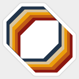 Retro Octagon Sticker